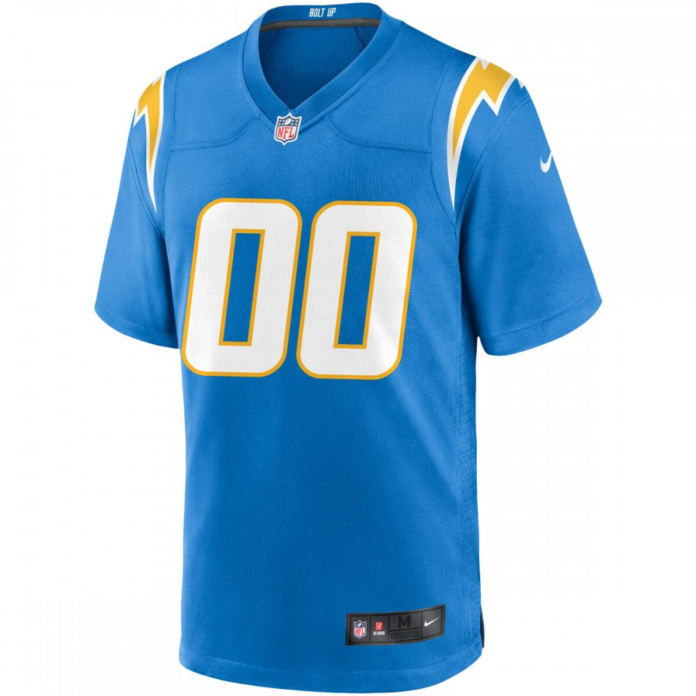 Los Angeles Chargers Nike Custom Game Jersey - Powder Blue-Profan Arena